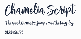 Chamelia Script預覽圖