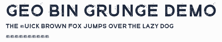GEO Bin Grunge DEMO預覽圖