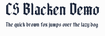 CS Blacken Demo預覽圖