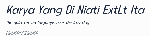 Karya Yang Di Niati ExtLt Ita預覽圖