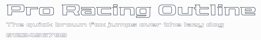 Pro Racing Outline預覽圖