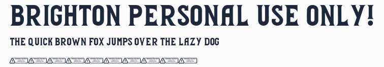 Brighton PERSONAL USE ONLY!預覽圖