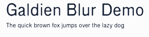 Galdien Blur Demo預覽圖