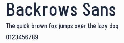 Backrows Sans預覽圖