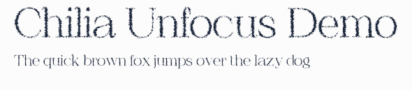 Chilia Unfocus Demo預覽圖