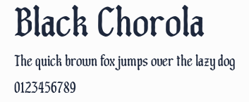 Black Chorola預覽圖