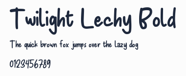 Twilight Lechy Bold預覽圖