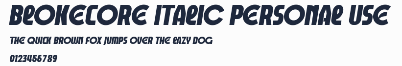Blokecore ITALIC PERSONAL USE預覽圖