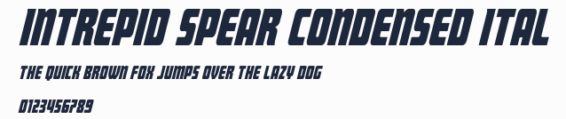 Intrepid Spear Condensed Ital預覽圖