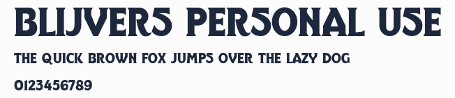 Blijvers Personal Use預覽圖