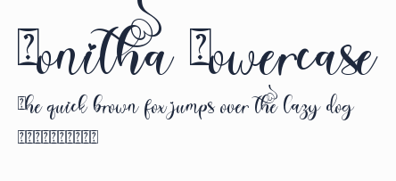 Bonitha Lowercase預覽圖