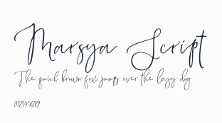 Marsya Script預覽圖