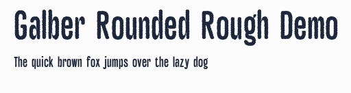 Galber Rounded Rough Demo預覽圖