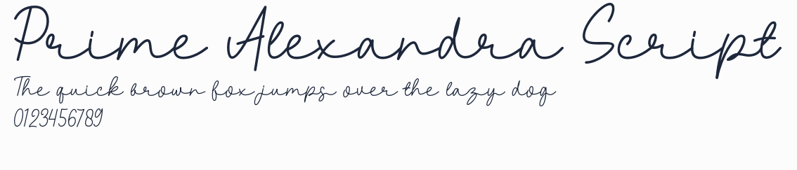 Prime Alexandra Script預覽圖