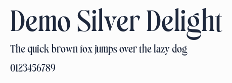 Demo Silver Delight預覽圖