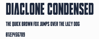 DiaClone Condensed預覽圖