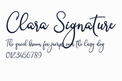 Clara Signature預覽圖