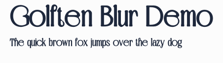 Golften Blur Demo預覽圖
