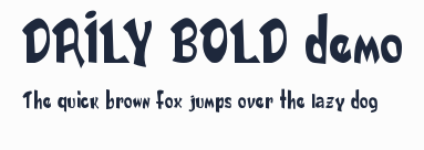 DAILY BOLD demo預覽圖