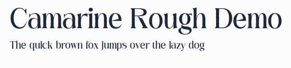 Camarine Rough Demo預覽圖