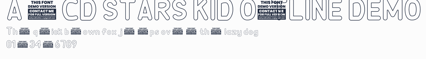 ABCD STARS KID OUTLINE DEMO預覽圖