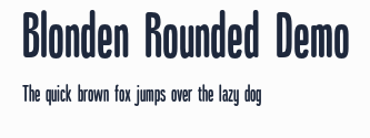 Blonden Rounded Demo預覽圖