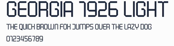 Georgia 1926 Light預覽圖