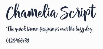 Chamelia Script預覽圖