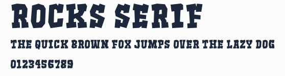 Rocks Serif