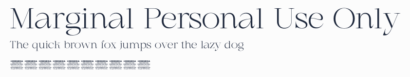 Marginal Personal Use Only預覽圖