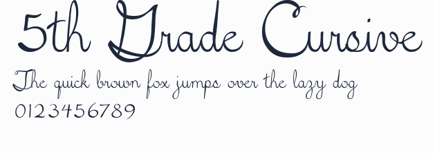 5th Grade Cursive預覽圖