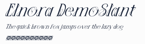 Elnora DemoSlant預覽圖