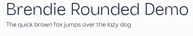 Brendie Rounded Demo預覽圖