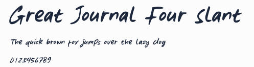 Great Journal Four Slant預覽圖