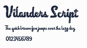 Vilanders Script預覽圖