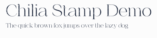 Chilia Stamp Demo預覽圖