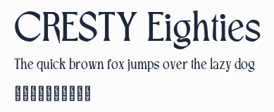 CRESTY Eighties預覽圖