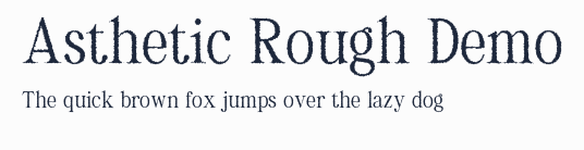 Asthetic Rough Demo預覽圖