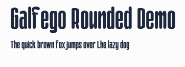 Galfego Rounded Demo預覽圖