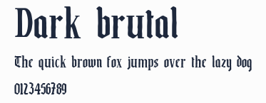 Dark brutal預覽圖