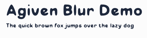 Agiven Blur Demo預覽圖