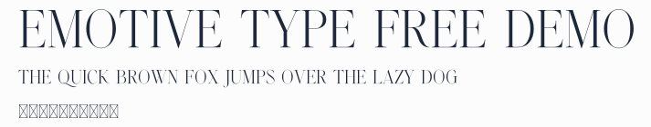 Emotive Type Free Demo預覽圖