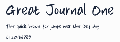 Great Journal One預覽圖