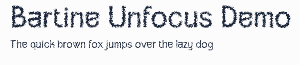 Bartine Unfocus Demo預覽圖