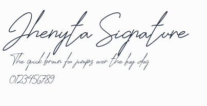 Jhenyta Signature預覽圖
