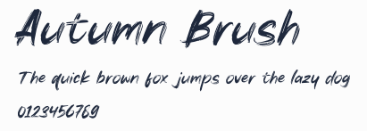 Autumn Brush預覽圖
