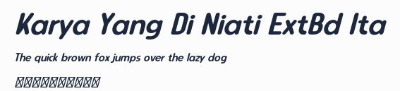 Karya Yang Di Niati ExtBd Ita預覽圖