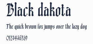 Black dakota預覽圖