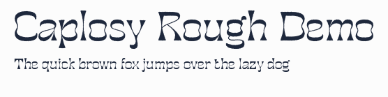 Caplosy Rough Demo預覽圖