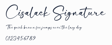 Cisalack Signature預覽圖
